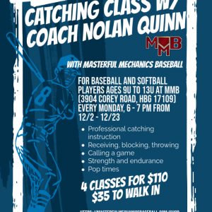 Catching Class with Coach Nolan Quinn (Walk-In)