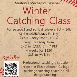 Winter Catching Class (Walk-In)