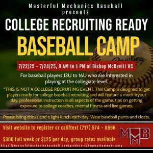 College Recruiting Ready Baseball Camp (Full Week)