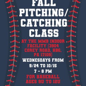 Fall Pitching/Catching Class (Walk-in)