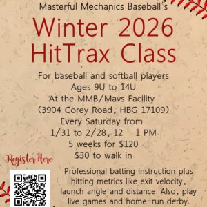 Winter 2026, HitTrax Class (Walk-ins)