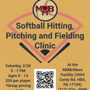 Softball Hitting, Pitching and Fielding Clinic