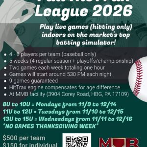 Fall HitTrax League 2026 (Team Price)