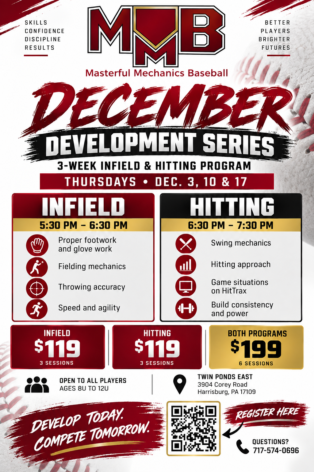 December Development Series (Infield - 3 Sessions)